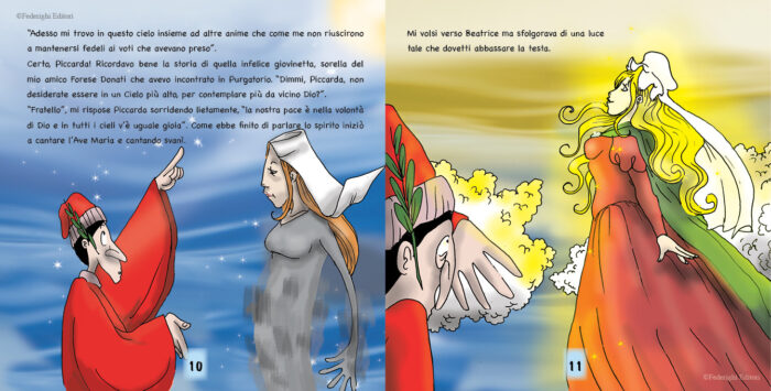 Divina commedia per bambini di scuola elementare