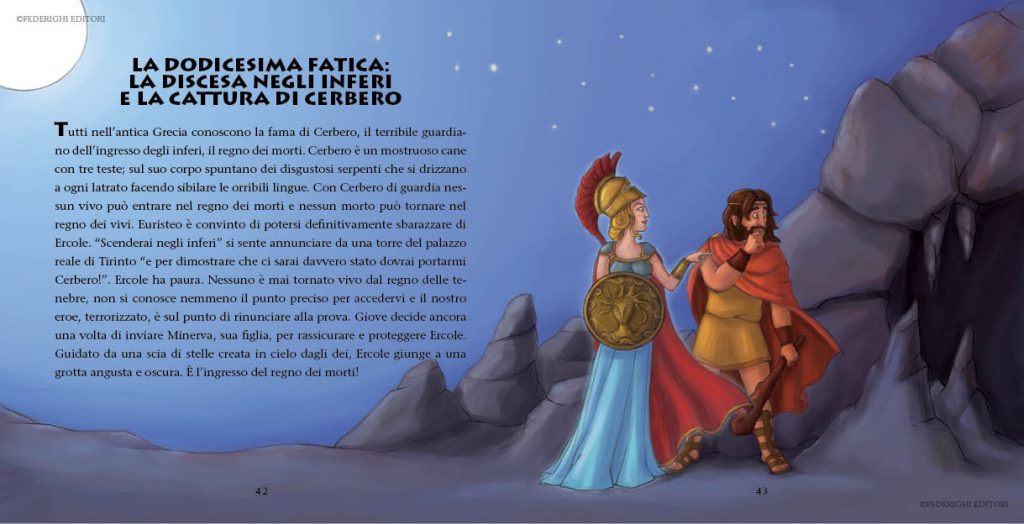 Le fatiche di Ercole - La mitologia per gioco per bambini - Federighi