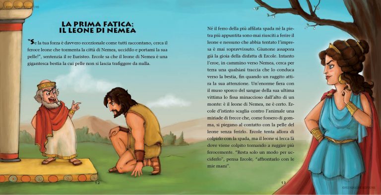 Le fatiche di Ercole - La mitologia per gioco per bambini - Federighi