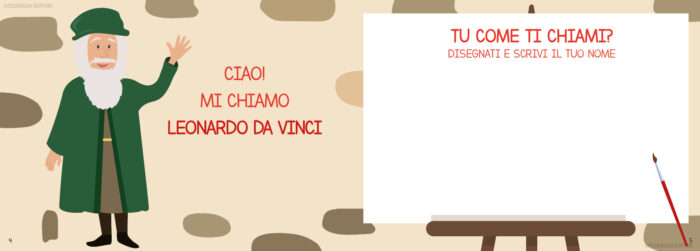 libro su Leonardo per bambini