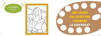 Gioconda da colorare